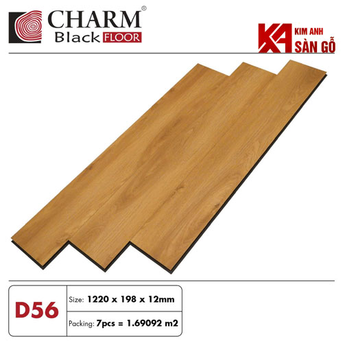 Sàn Gỗ Công Nghiệp 12MM CHARM WOOD-D56